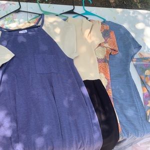 4 lularoe dresses